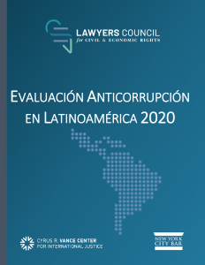 Evaluación Anticorrupción en Latinoamerica 2020|