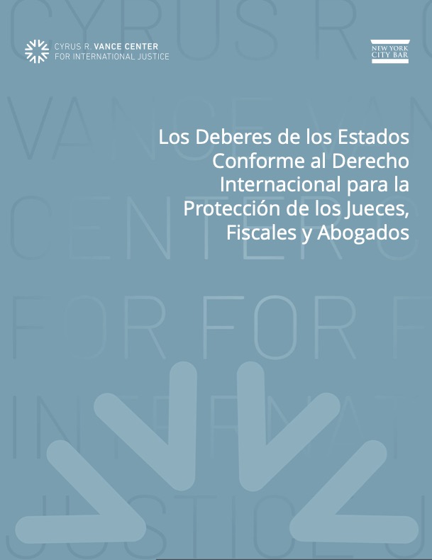 cover sheet of report - Spanish